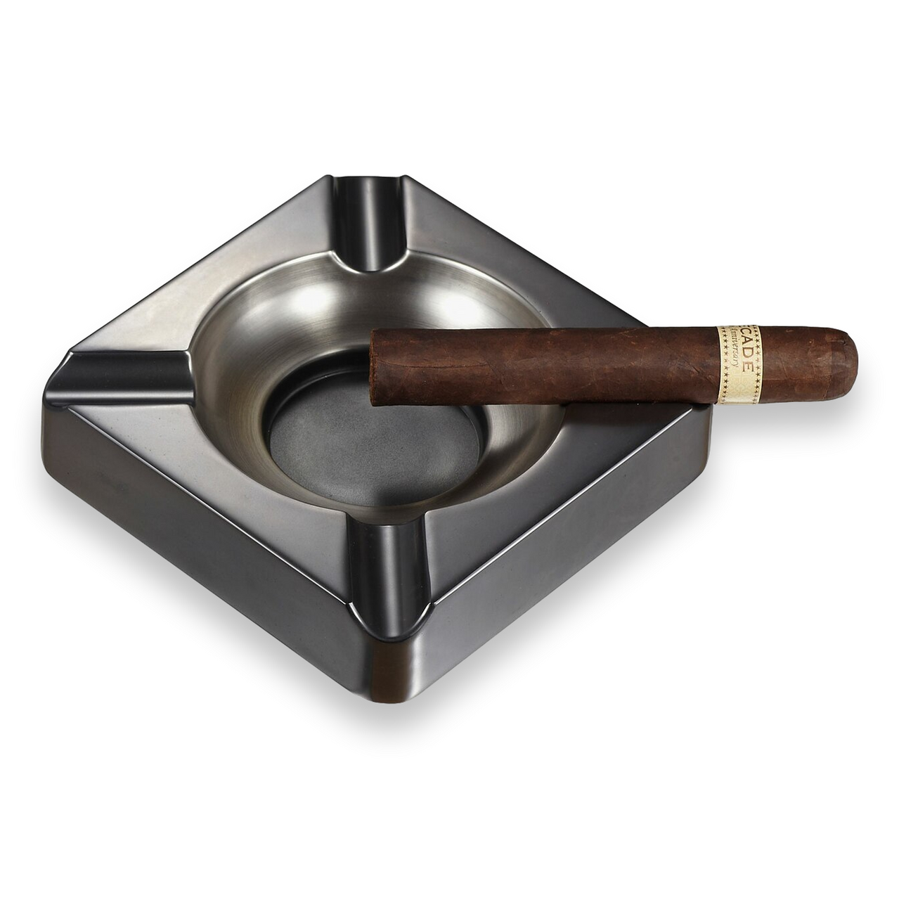 Visol schwerer Aschenbecher aus Metall für 4 Zigarren