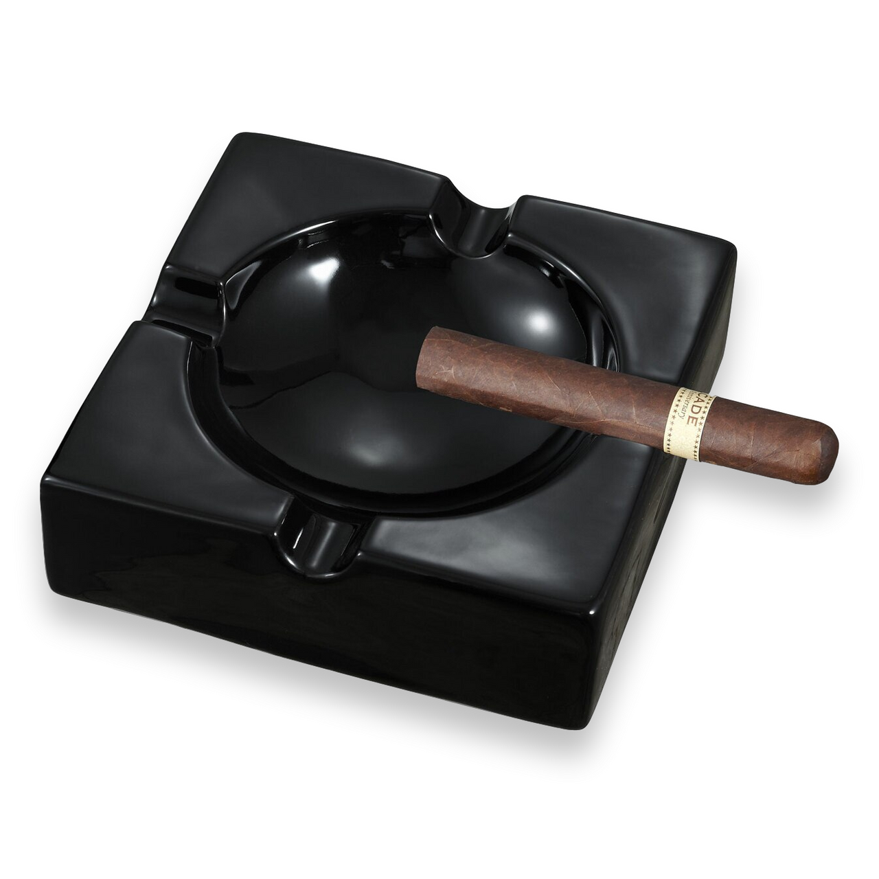 Visol Lokken Aschenbecher aus Keramik für 4 Zigarren