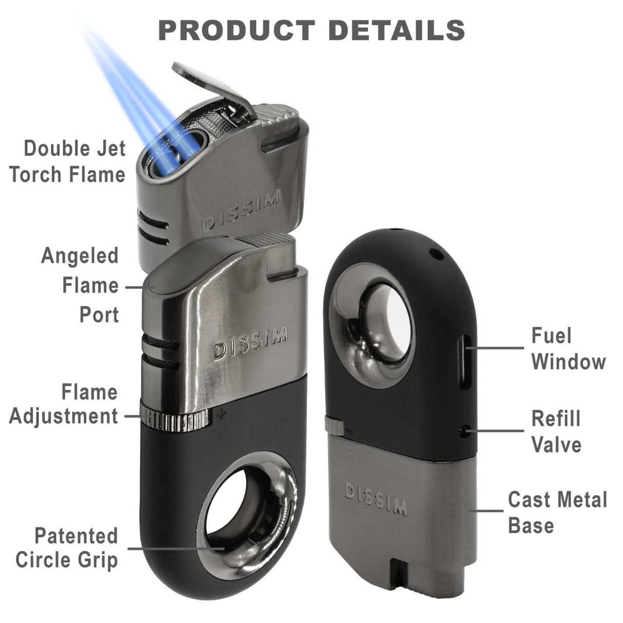 ZIPPO Insert Jet Flamme Simple/Double