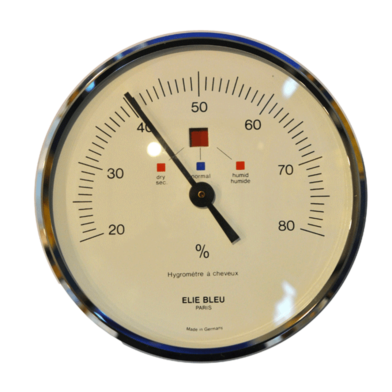 Elie Bleu Large Hygrometer - Silver