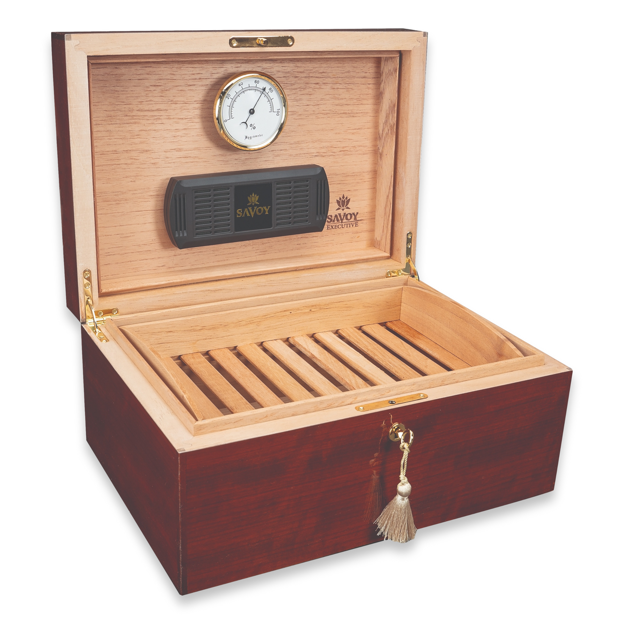 A Mahogany Louis Vuitton Humidor Cigar Box Circa 1980s, Including  Hygrometer, Two Humidity Auction