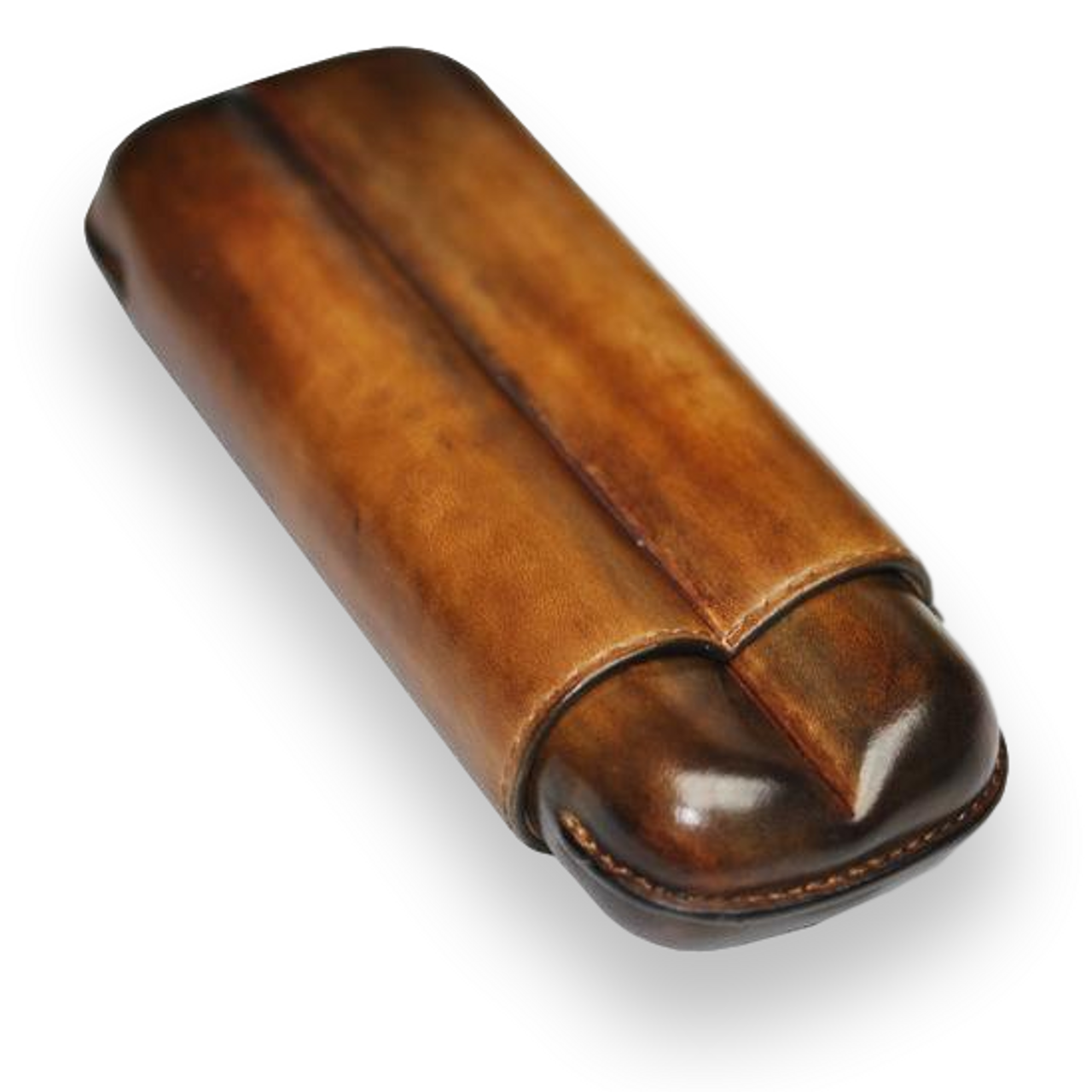 Elie Bleu Black Leather Cutter Case – Fox Cigar