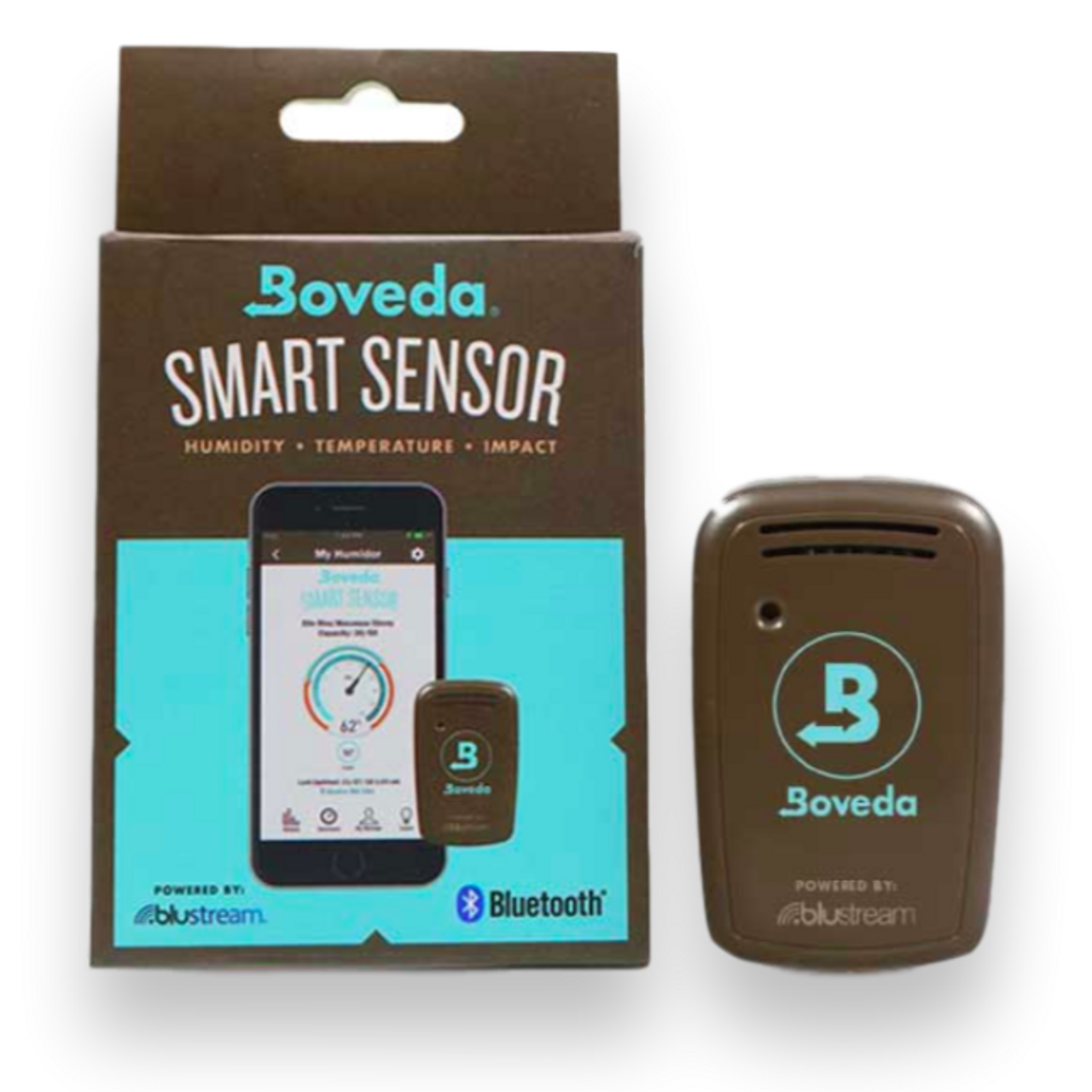 Boveda Smart Sensor kit thermometer, Bluetooth hygrometer, free app