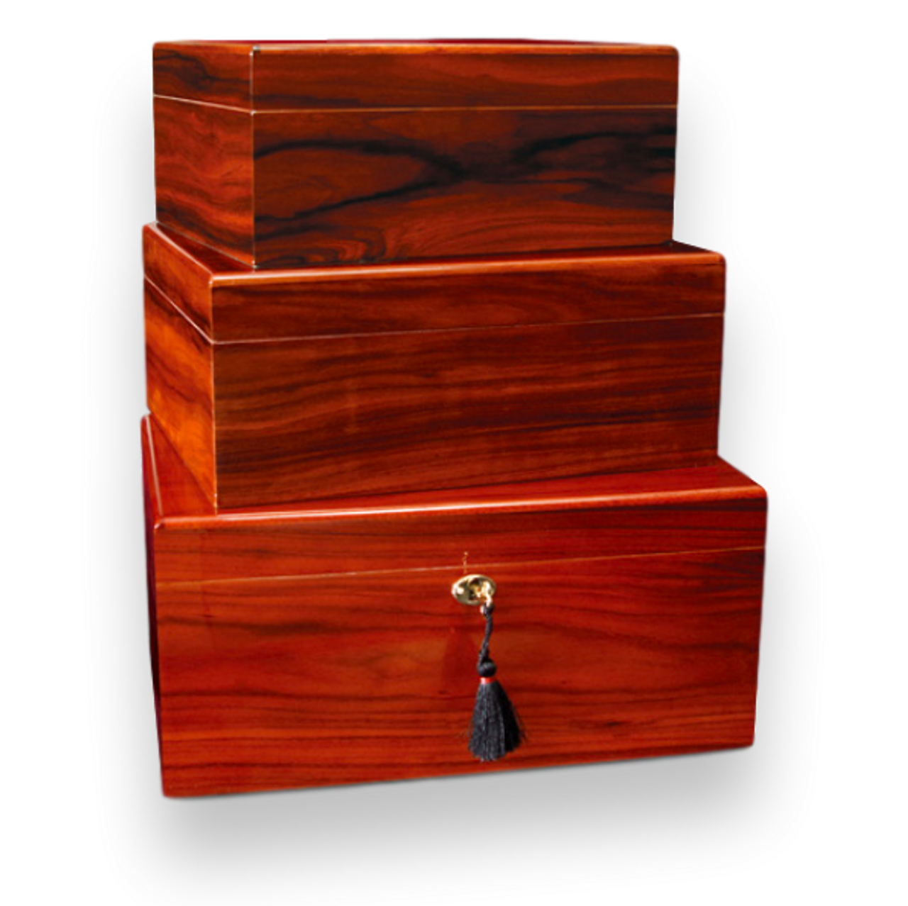 CINOROW Cigar Humidor, 25-50 ct, Handscraped Grain