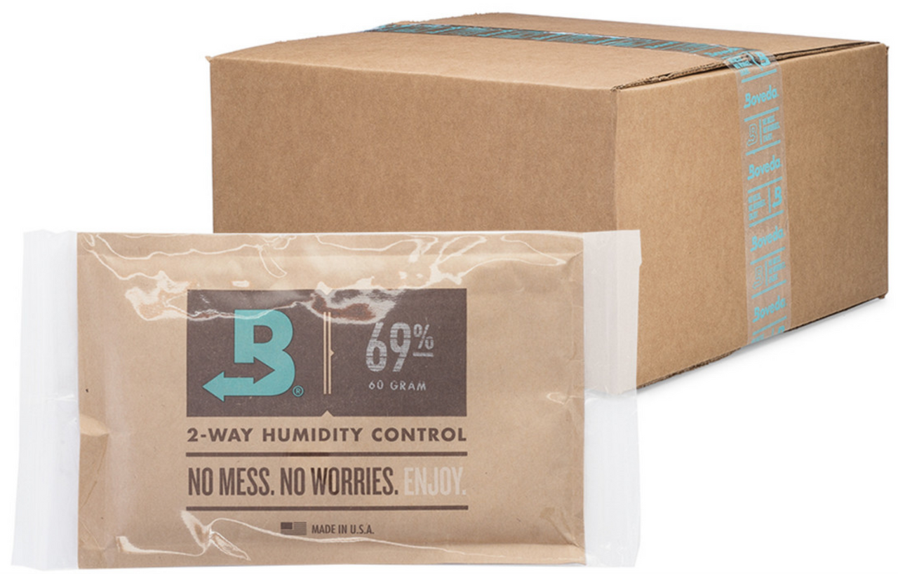 Boveda 69-72% Humidity - 100-Count Carton, Small 8g
