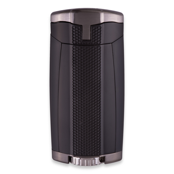 Xikar HP3 Torch Flame Triple Jet Cigar Lighter - Matte Black - Exterior Back Side