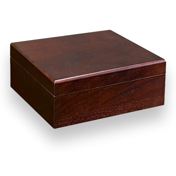 Prestige chardonnay 25-50 cigar desktop humidor - udvendig front