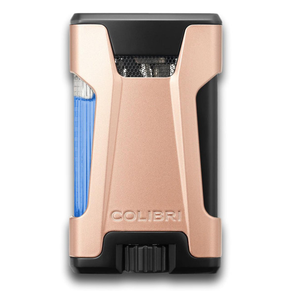 Colibri Rebel Torch Flame Double Jet Zigarrenfeuerzeug – Roségold – Hauptbild