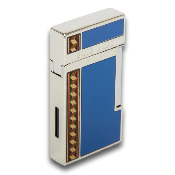 Elie Bleu La Flor de Alba J-14 Torch Flame Single Jet Cigar Lighter - Blå - Hovedbillede - Højrevendt