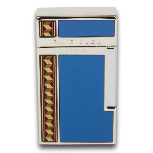 Elie Bleu La Flor de Alba J-14 Torch Flame Single Jet Cigar Lighter - Blue - Main Image - Front