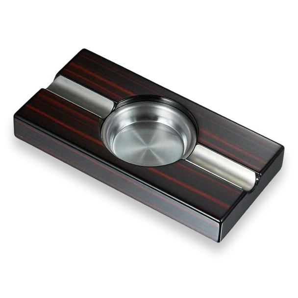 Visol Windsor Metal 2-Cigar Ashtray  - Exterior Front