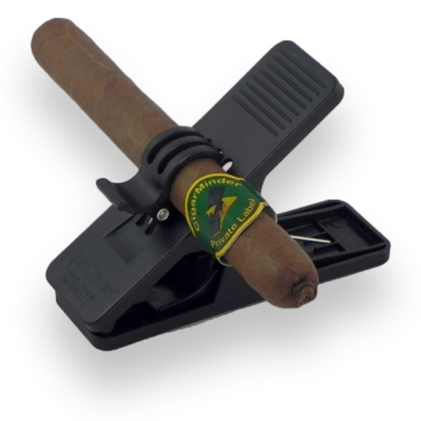 Prestige Cigar Minder - Black - Exterior Front