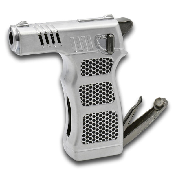 Dissim Hammer Inverted Torch Flame Cigar Lighter - Chrome - Tools