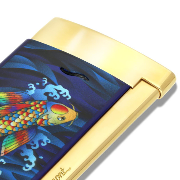 St Dupont Koi Fish Slim 7 คบเพลิงไฟแช็กซิการ์เจ็ทเดี่ยว-รายละเอียด