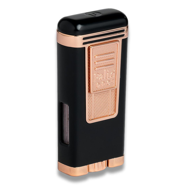 Encendedor de cigarros Palio Pro Polaris Torch Flame Triple Jet - Negro y rosa - Imagen principal