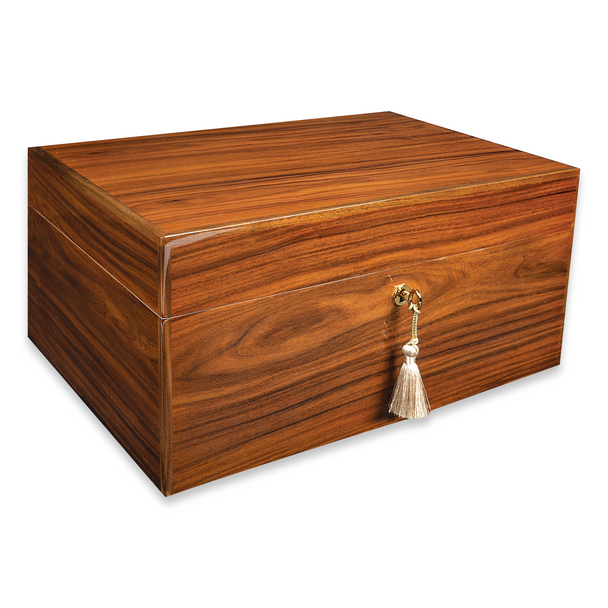 Savoy santos rosewood 25-100 cigar humidor - executive series - εξωτερικό μπροστινό μέρος