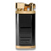 Xikar Pipeline Soft Flame Cigar Lighter - Black and Gold - Back