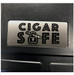 Cigar Safe Cigar Safe 10-sigar reise humidor - svart - utvendig logo