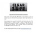 Cigar Safe Cigar Safe υγραντήρας ταξιδιού 10 πούρων - εγχειρίδιο οδηγιών