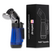 Palio Squadra Angled Torch Flame Triple Jet Cigar Lighter - Blue - Gift Box