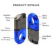 Dissim Sport Inverted Soft Flame Pipe Lighter - Blue - Top Features