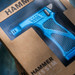 Dissim Hammer Inverted Soft Flame Pipe Lighter - Blue - Gift Box