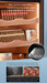 Raching c380a controle climático madeira preta umidificador elétrico de 1.500 charutos especificações da imagem principal