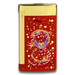 ST Dupont Slim 7 Torch Flame Single Jet Cigar Lighter - Year Of The Dragon Series - เบอร์กันดีและทอง - ด้านหน้า