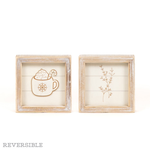 5x5x1.5 rvs wd frmd sn (MUG/PLNT) wh/bn