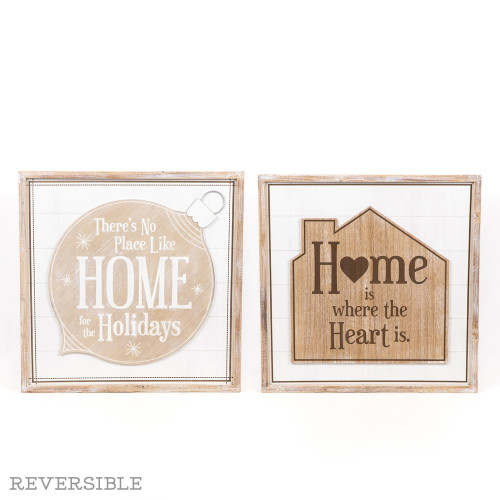 24.5x24.5x1.5 rvs wd frmd sn (HOME/HRT) ntrl/wh/bk