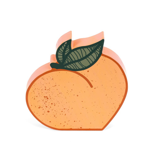 5x5x1 chunky wood shape (PEACH) or/gn