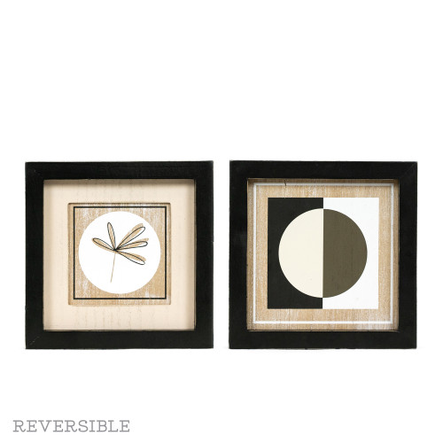 8x8x1.5 rvs wood frame sign (STEM/CIRCLE) multi