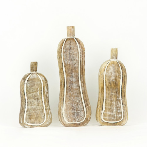 3.5x10x1.5, 3.25x8x1, 3.5x6.5x1 mngo wd shapes s/3 (PMPKNS) ntrl/wh