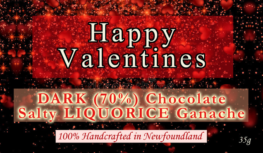 Heart of GOLD: SAMBUCA Liquorice Ganache (M) 