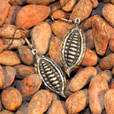 Cacao Pod : Earrings Cacao Pod : Earrings