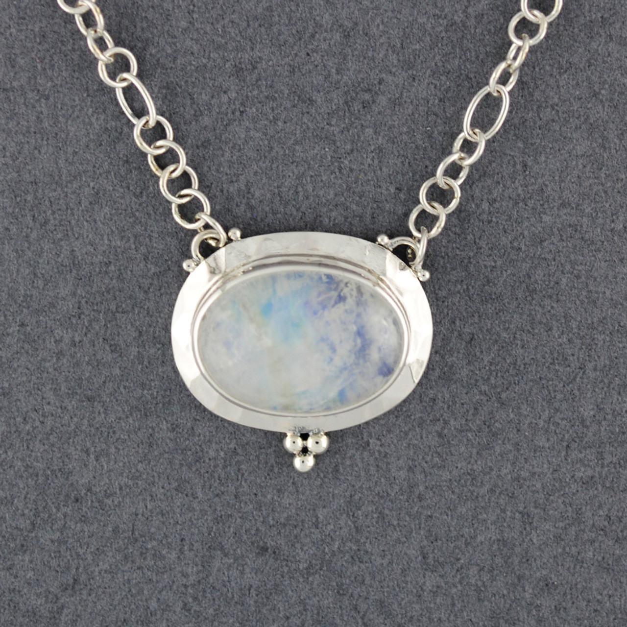 Rainbow sales moonstone necklace