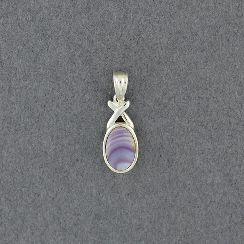 Wampum X and Oval Pendant