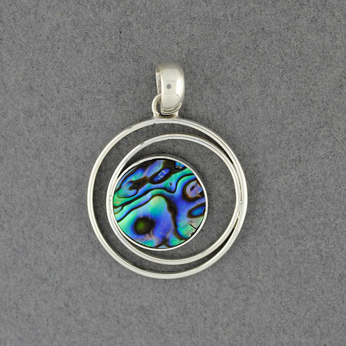 Abalone in Circles Pendant