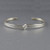 Sterling Silver Small Double Wave Cuff