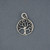 Sterling Silver Small Tree in Circle Pendant