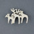 Sterling Silver Moose Pin