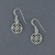 Sterling Silver Five Fold Earrings