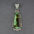Sterling Silver Turquoise Oblong Oval Pendant