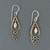 Sterling Silver & 18K Gold Scroll Earrings