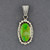 Sterling Silver Gaspeite Oval Pendant