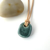 Sisu Beads Kona Cremation Ash Necklace. Blue