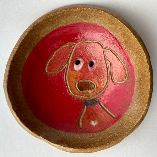 Sweet Liver Nosed Rhodesian Ridgeback mini bow;