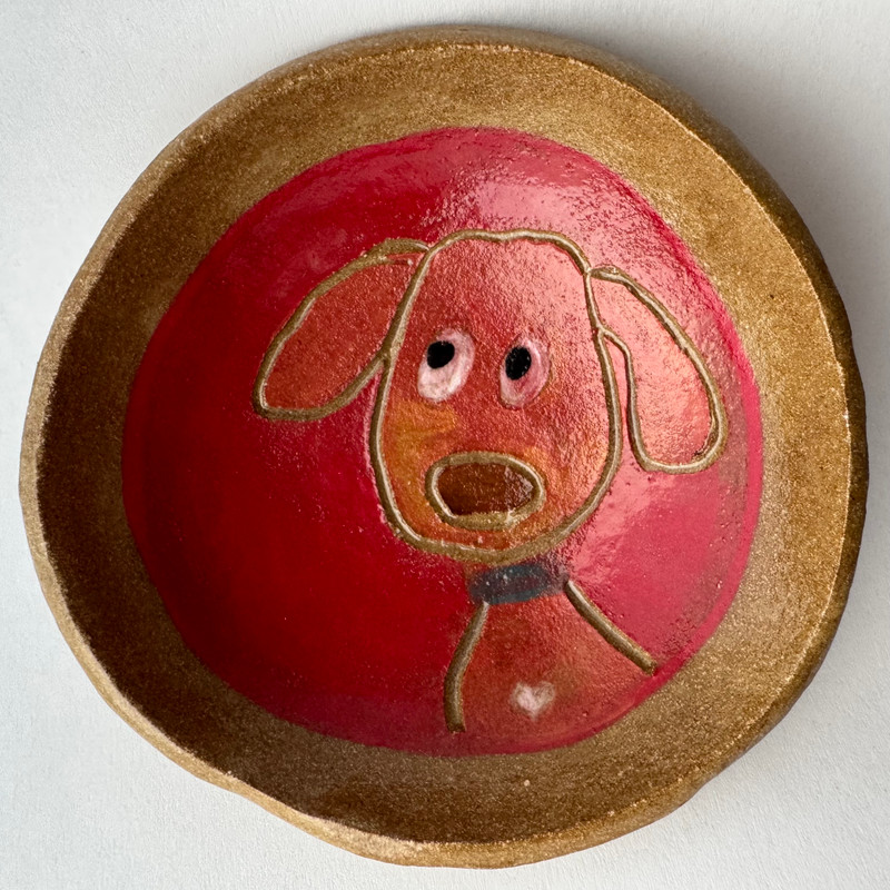 Sweet Liver Nosed Rhodesian Ridgeback mini bow;