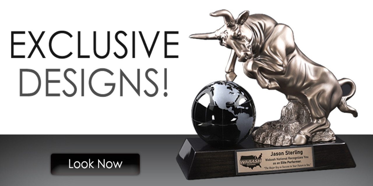 Bull Trophy award statues