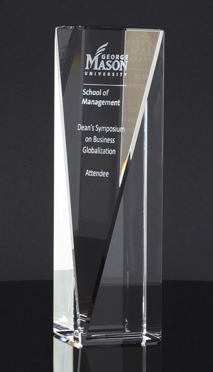 Victorious Crystal Award Trophy 23D